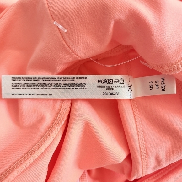 Free People FP Movement Very Prarie High Rise Leggings Papaya Punch New Small - Picture 14 of 15